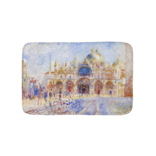 Pierre-Auguste Renoir - Venice, Piazza San Marco Bath Mat