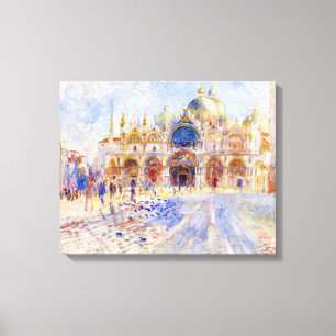 Pierre-Auguste Renoir - Venice, Piazza San Marco Canvas Print