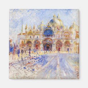 Pierre-Auguste Renoir - Venice, Piazza San Marco Magnet