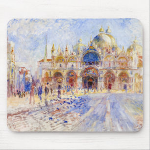 Pierre-Auguste Renoir - Venice, Piazza San Marco Mouse Mat