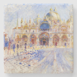 Pierre-Auguste Renoir - Venice, Piazza San Marco Stone Coaster