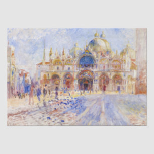 Pierre-Auguste Renoir - Venice, Piazza San Marco Tissue Paper