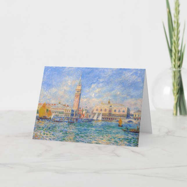 Pierre-Auguste Renoir - Venice, the Doge's Palace Card (Front)
