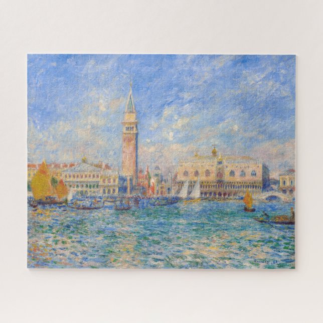 Pierre-Auguste Renoir - Venice, the Doge's Palace Jigsaw Puzzle (Horizontal)
