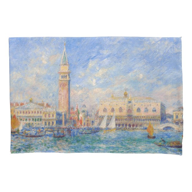Pierre-Auguste Renoir - Venice, the Doge's Palace Pillowcase (Front)