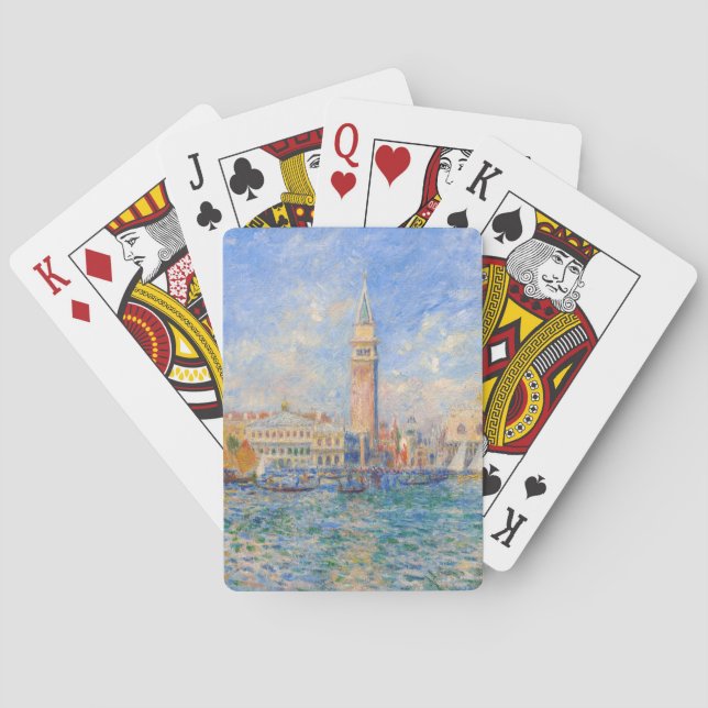Pierre-Auguste Renoir - Venice, the Doge's Palace Playing Cards (Back)