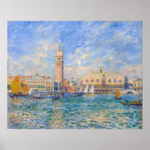 Pierre-Auguste Renoir - Venice, the Doge's Palace Poster