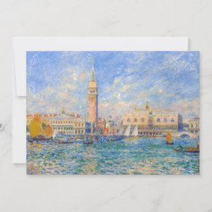 Pierre-Auguste Renoir - Venice, the Doge's Palace Thank You Card
