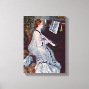 Pierre-Auguste Renoir - Woman at the Piano Canvas Print