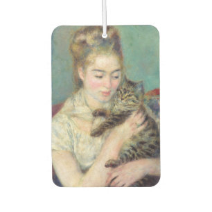 Pierre-Auguste Renoir - Woman with a Cat Car Air Freshener