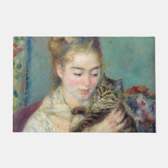 Pierre-Auguste Renoir - Woman with a Cat Doormat (Front)