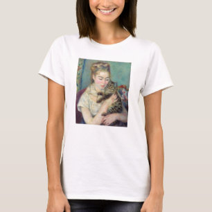 Pierre-Auguste Renoir - Woman with a Cat T-Shirt