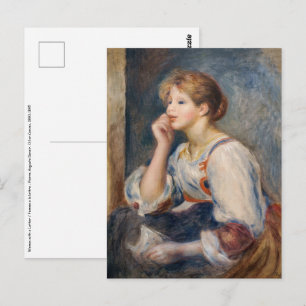 Pierre-Auguste Renoir - Woman with a Letter Postcard