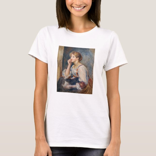 Pierre-Auguste Renoir - Woman with a Letter T-Shirt (Front)