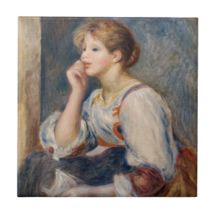 Pierre-Auguste Renoir - Woman with a Letter Tile