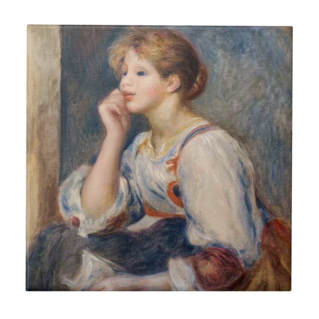 Pierre-Auguste Renoir - Woman with a Letter Tile (Front)