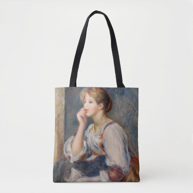 Pierre-Auguste Renoir - Woman with a Letter Tote Bag (Front)