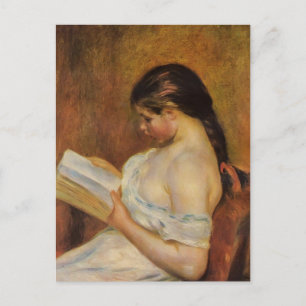 Pierre-Auguste Renoir- Young Girl Reading Postcard