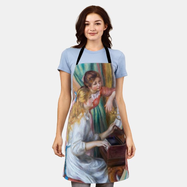 Pierre Auguste Renoir - Young Girls at the Piano Apron (Worn)