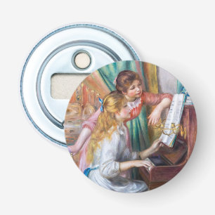 Pierre Auguste Renoir - Young Girls at the Piano Bottle Opener
