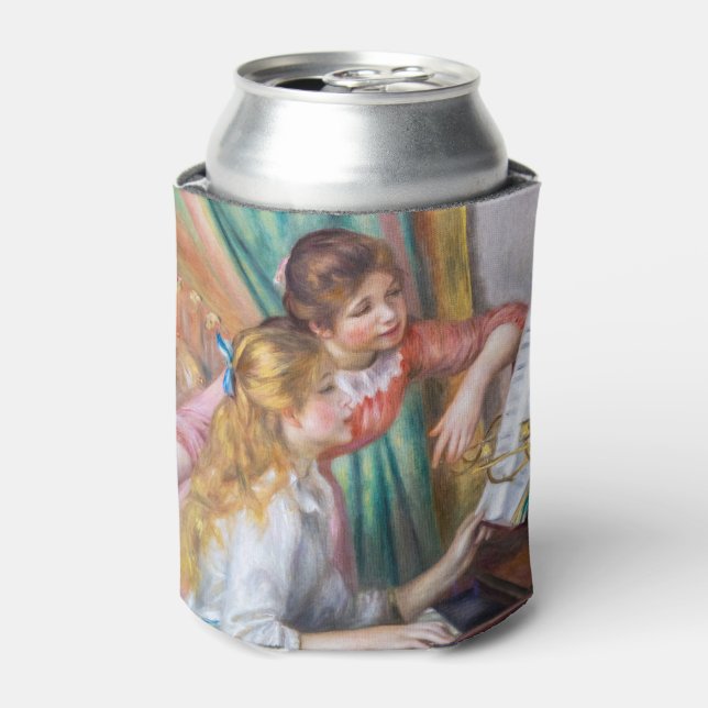 Pierre Auguste Renoir - Young Girls at the Piano Can Cooler (Can Front)