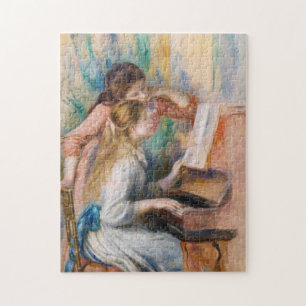Pierre Auguste Renoir - Young Girls at the Piano Jigsaw Puzzle
