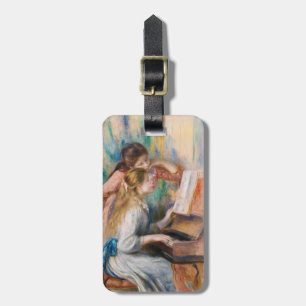 Pierre Auguste Renoir - Young Girls at the Piano Luggage Tag