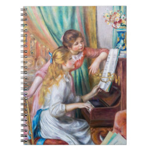 Pierre Auguste Renoir - Young Girls at the Piano Notebook