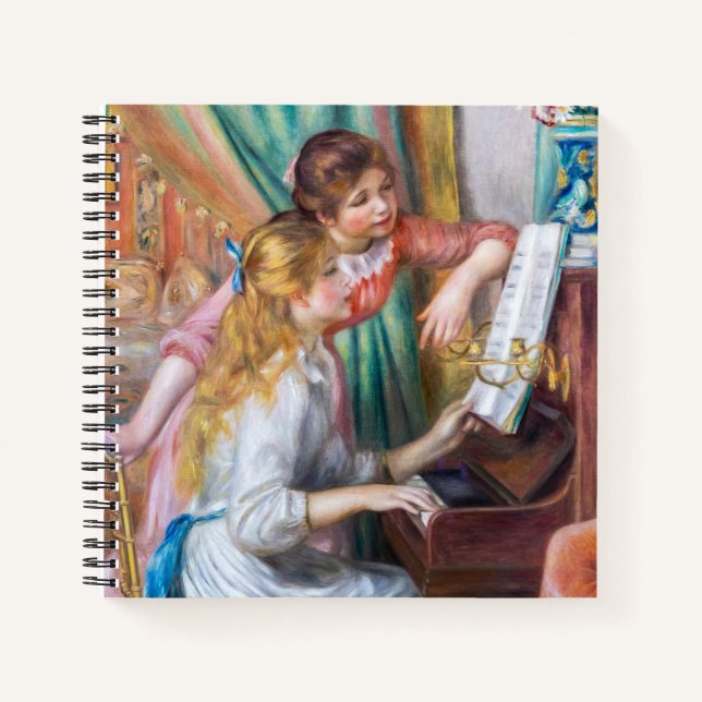 Pierre Auguste Renoir - Young Girls at the Piano Notebook (Front)