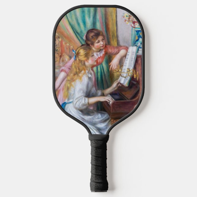 Pierre Auguste Renoir - Young Girls at the Piano Pickleball Paddle (Front)