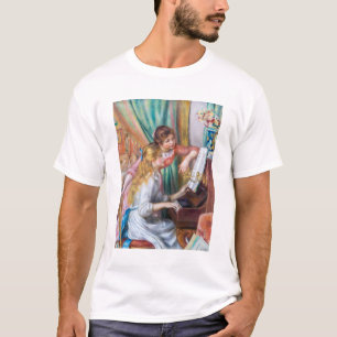 Pierre Auguste Renoir - Young Girls at the Piano T-Shirt