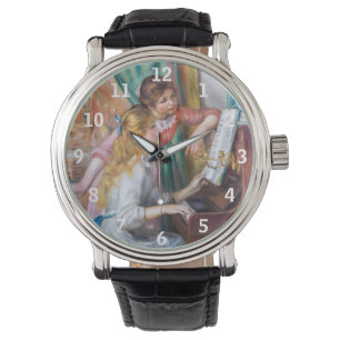 Pierre Auguste Renoir - Young Girls at the Piano Watch