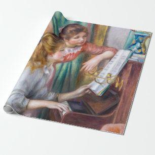 Pierre Auguste Renoir - Young Girls at the Piano Wrapping Paper