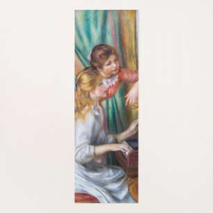 Pierre Auguste Renoir - Young Girls at the Piano Yoga Mat