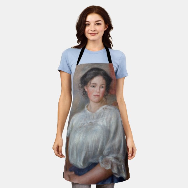 Pierre-Auguste Renoir - Young Woman Seated Apron (Worn)