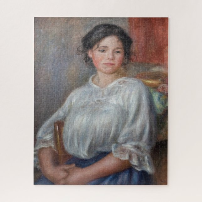 Pierre-Auguste Renoir - Young Woman Seated Jigsaw Puzzle (Vertical)