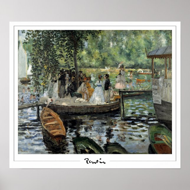 Pierre-Auguste Renoir Zedign Art Poster #13-2 (Front)