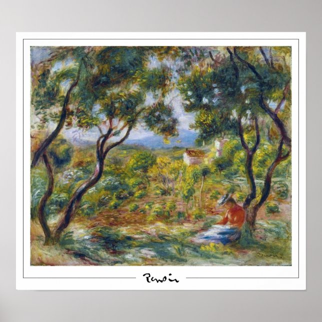 Pierre-Auguste Renoir Zedign Art Poster #186 (Front)