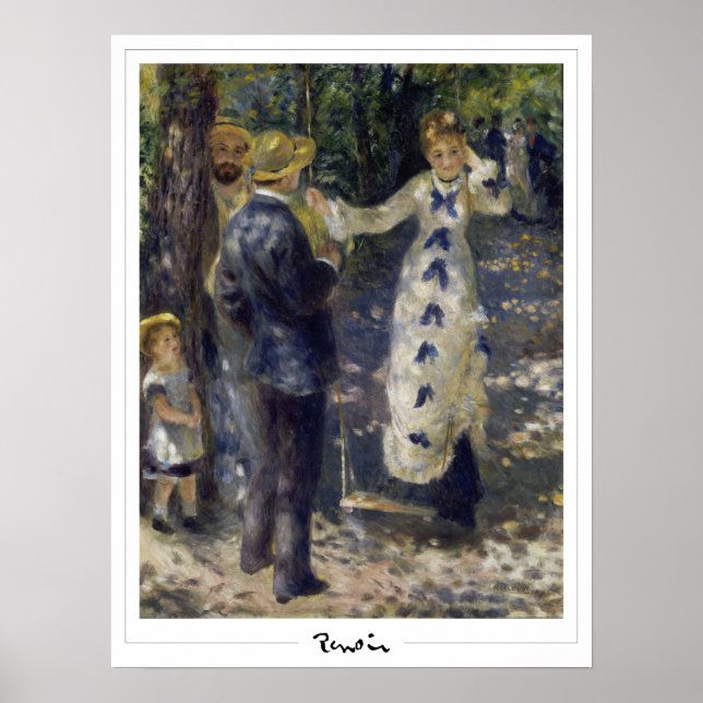 Pierre-Auguste Renoir Zedign Art Poster #21-3 (Front)