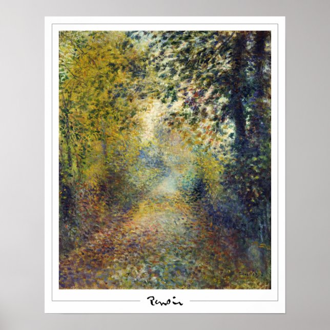 Pierre-Auguste Renoir Zedign Art Poster #2-3 (Front)