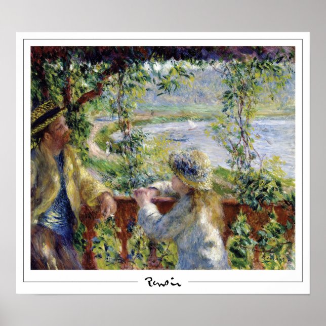 Pierre-Auguste Renoir Zedign Art Poster #361 (Front)