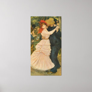 Pierre-Auguste Renoir's Dance at Bougival (1883) Canvas Print