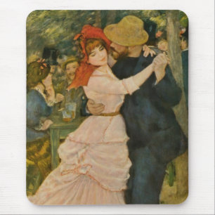 Pierre-Auguste Renoir's Dance at Bougival (1883) Mouse Mat