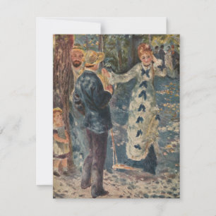 Pierre-Auguste Renoir's The Swing (1876) Invitation
