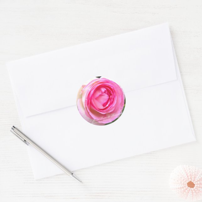 Pierre de Ronsard Classic Round Sticker (Envelope)