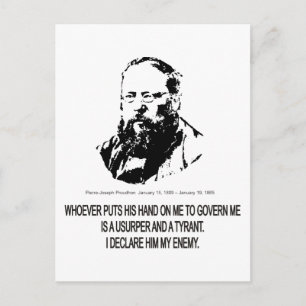 Pierre-Joseph Proudhon Postcard