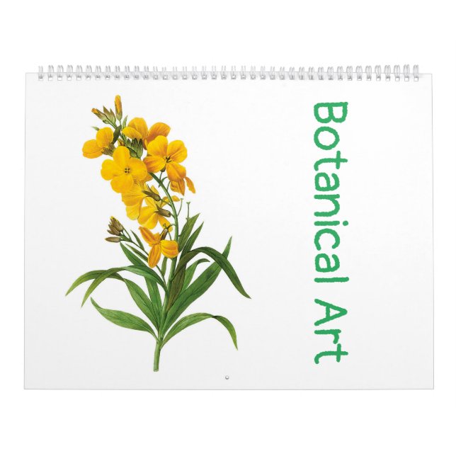 Pierre-Joseph Redouté Botanical Art Calendar (Cover)