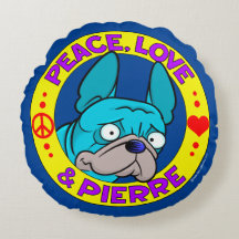 Pierre Logo Throw Pillow