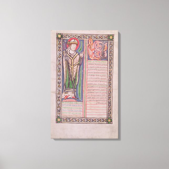 Pierre Lombard Bishop of Paris Canvas Print (Front)