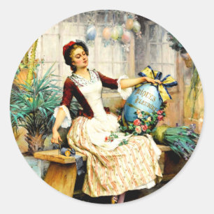 Pierre Outin - The Easter Egg, Classic Round Sticker